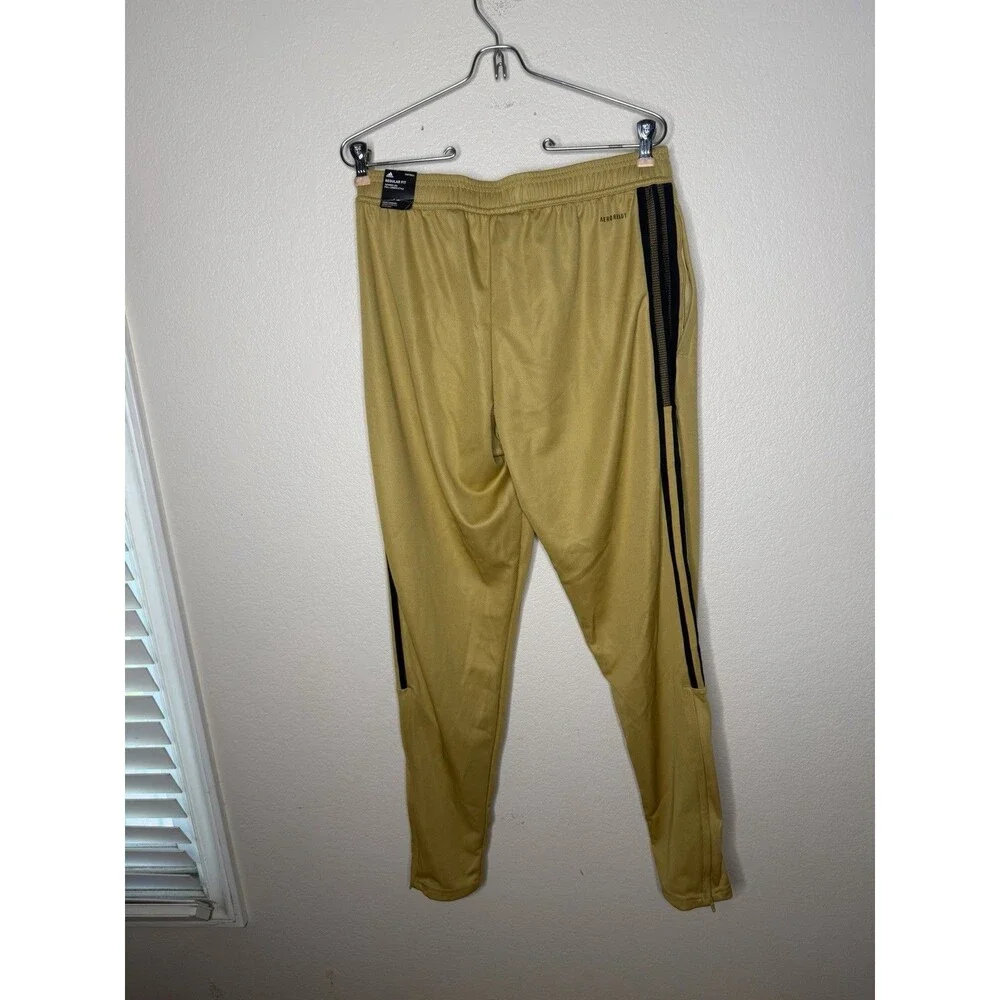 Adidas Mens Joggers Track pants Adidas tiro pants Sz M Gold Soccer Football - Picture 12 of 14